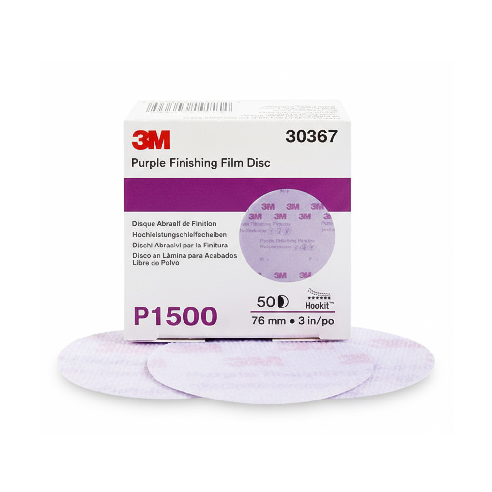 3M 260L P1500 퍼플 피니싱 필름디스크 76mm 50매