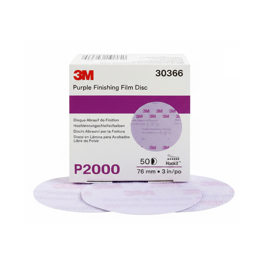 3M 260L P2000 퍼플 피니싱 필름디스크 76mm 50매