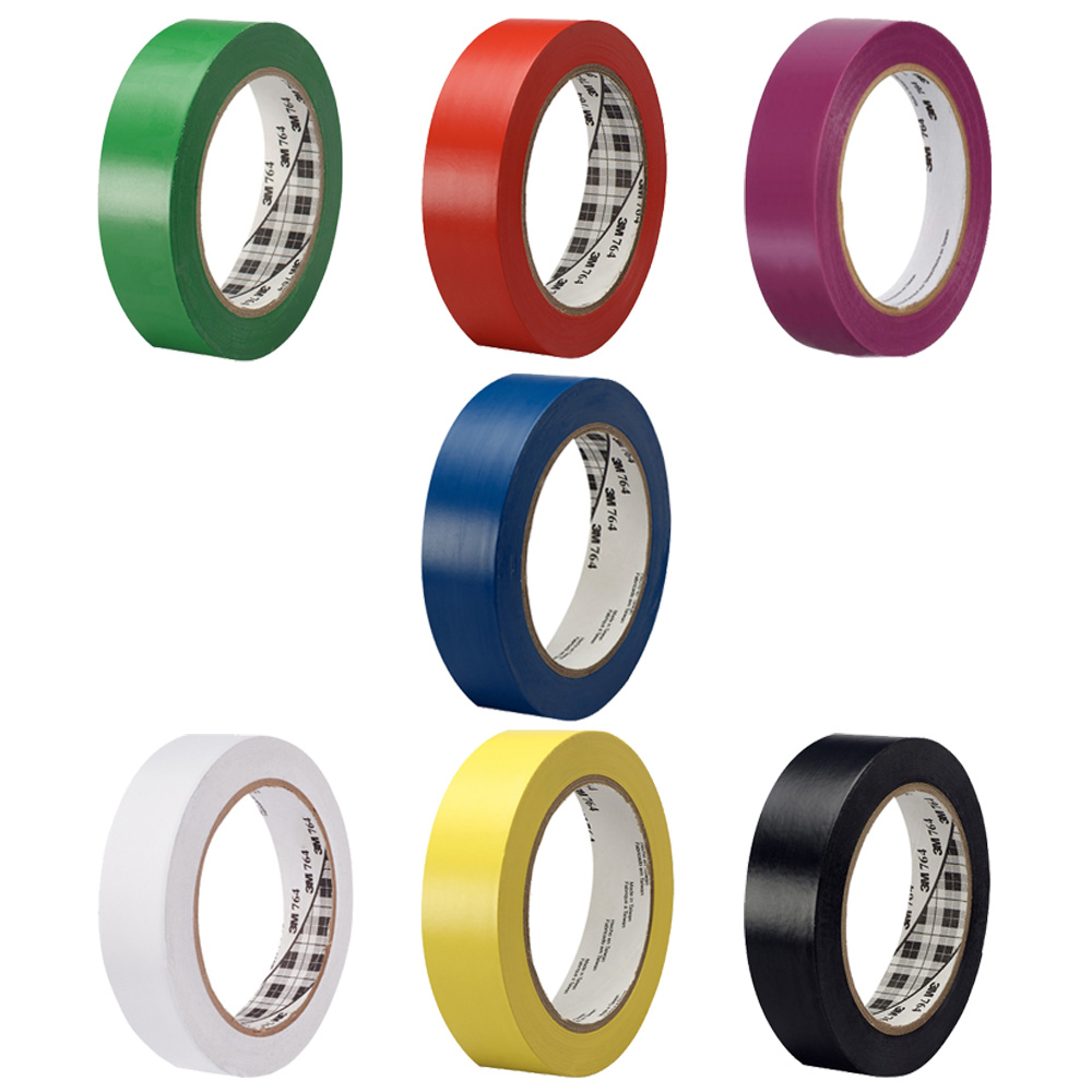 3M 764 바닥 라인 테이프 25.4mm X 32.9m