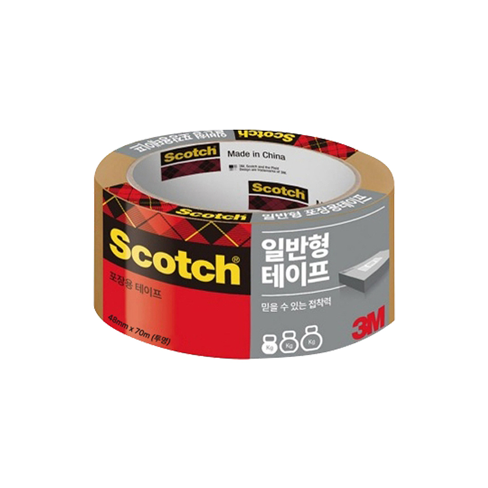 3M 스카치 3650C 포장용 테이프 투명 48mm x 70M 1P(260521품절/재입고미정)