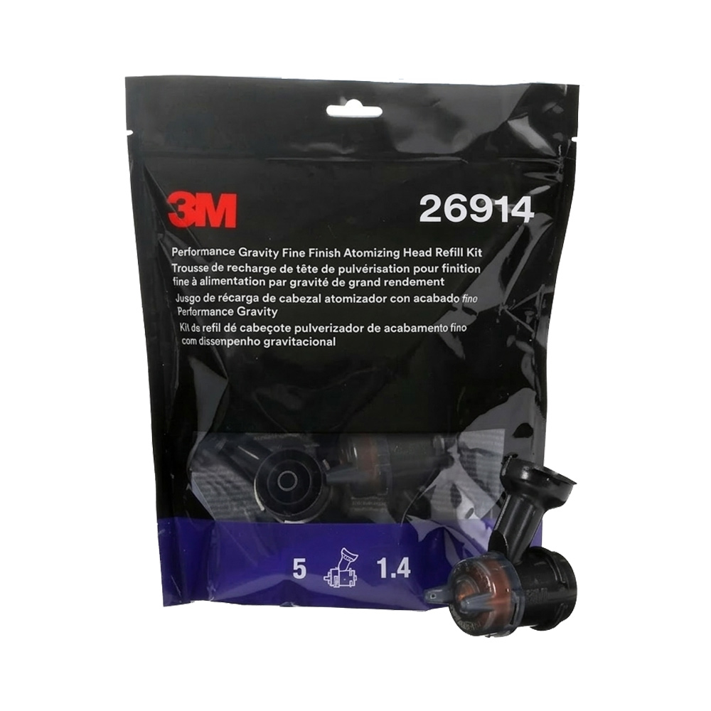 3M 26914 퍼포먼스 파인피니시 노즐 헤드 1.4mm 5개입