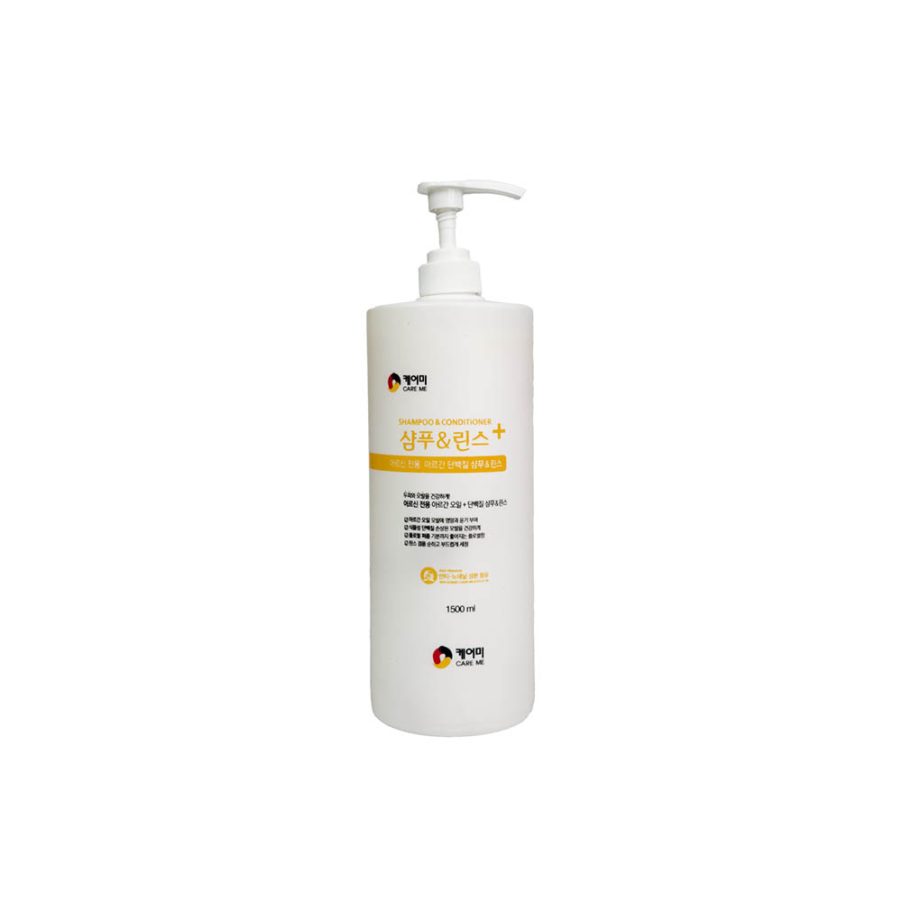 케어미 어르신 전용 샴푸 린스 겸용 1500ml