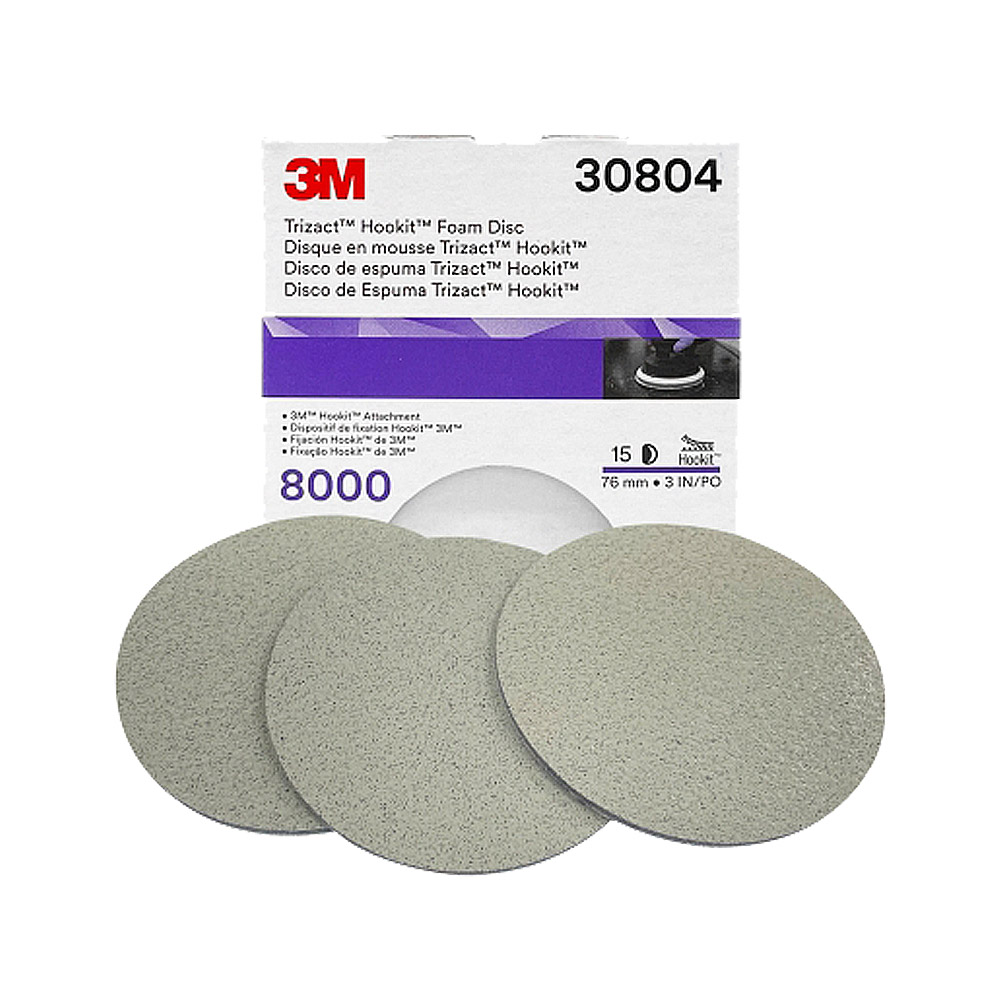 3M PN30804 트라이젝 샌딩 디스크 76mm P8000 15매