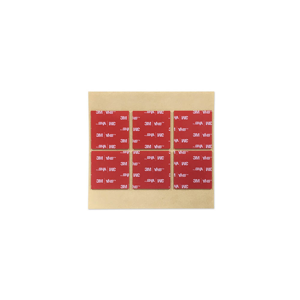 3M VHB 4910 투명 폼 사각 양면테이프 43x43mm 6개입